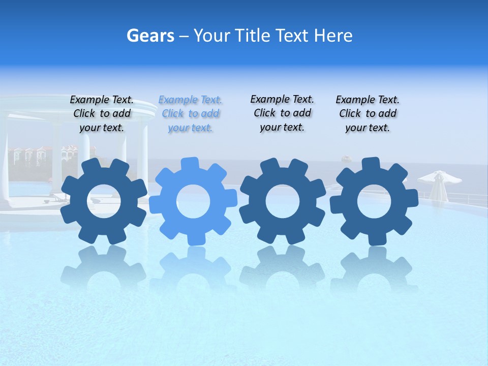 Vacances Paradis Mediterrann PowerPoint Template