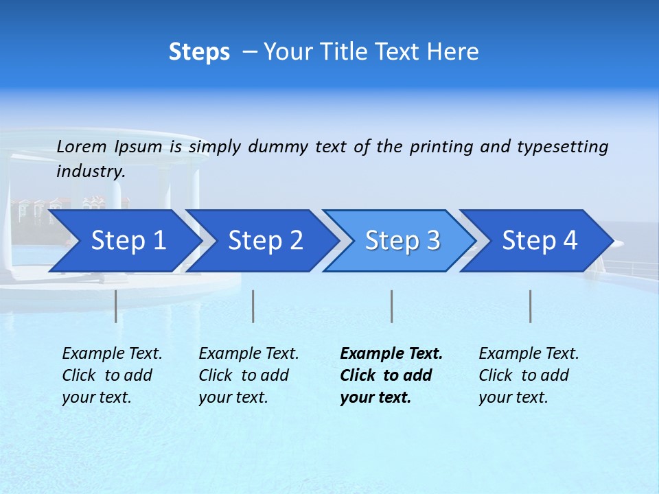 Vacances Paradis Mediterrann PowerPoint Template