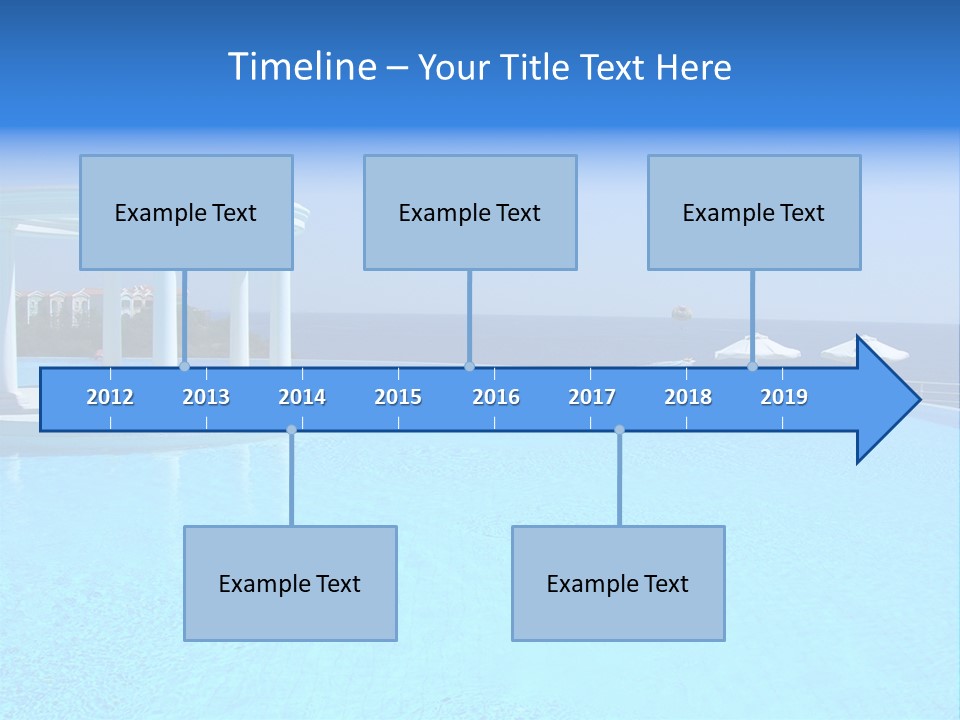 Vacances Paradis Mediterrann PowerPoint Template