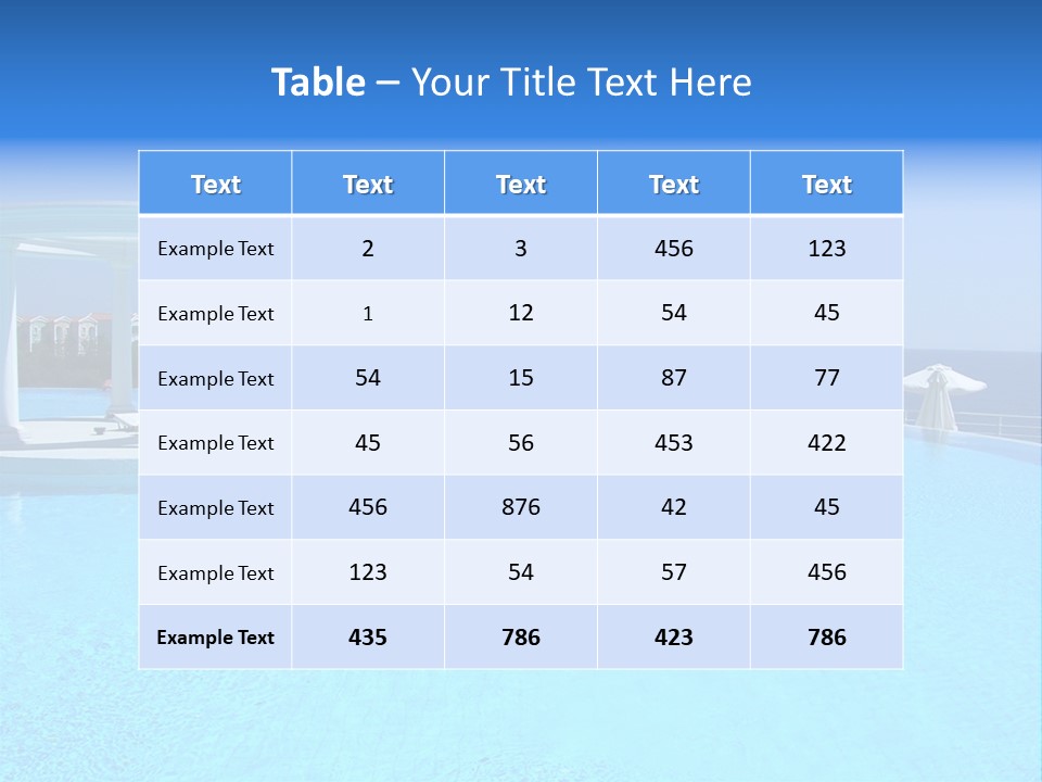 Vacances Paradis Mediterrann PowerPoint Template