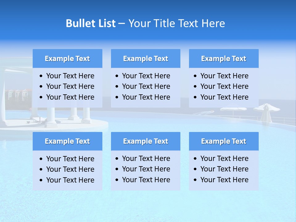 Vacances Paradis Mediterrann PowerPoint Template