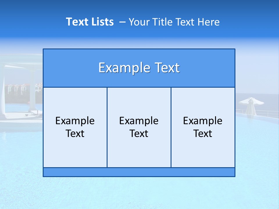 Vacances Paradis Mediterrann PowerPoint Template