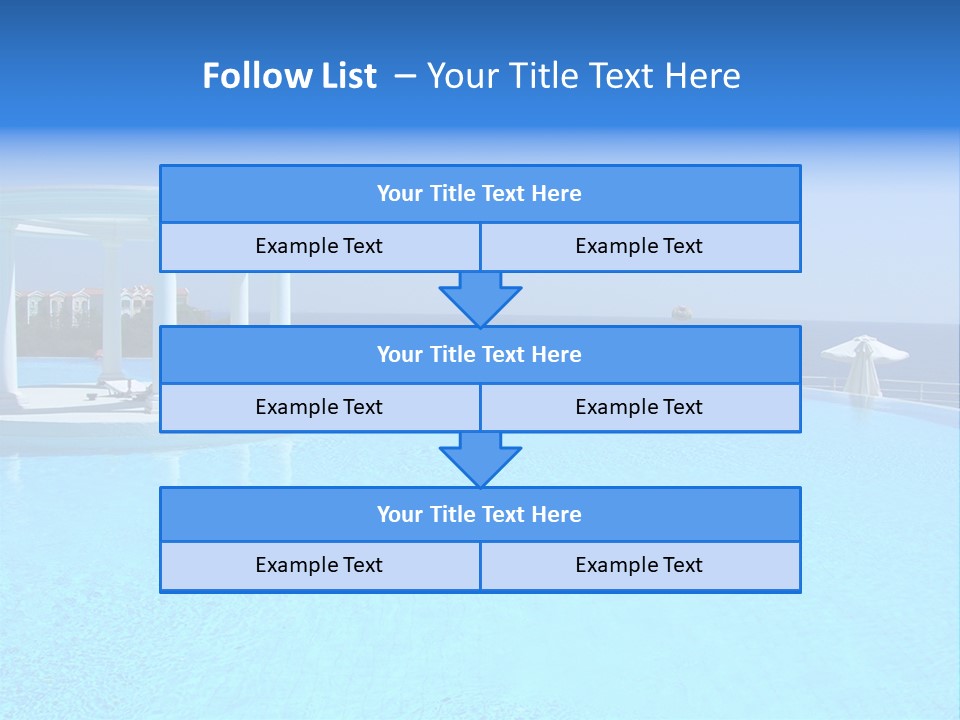 Vacances Paradis Mediterrann PowerPoint Template