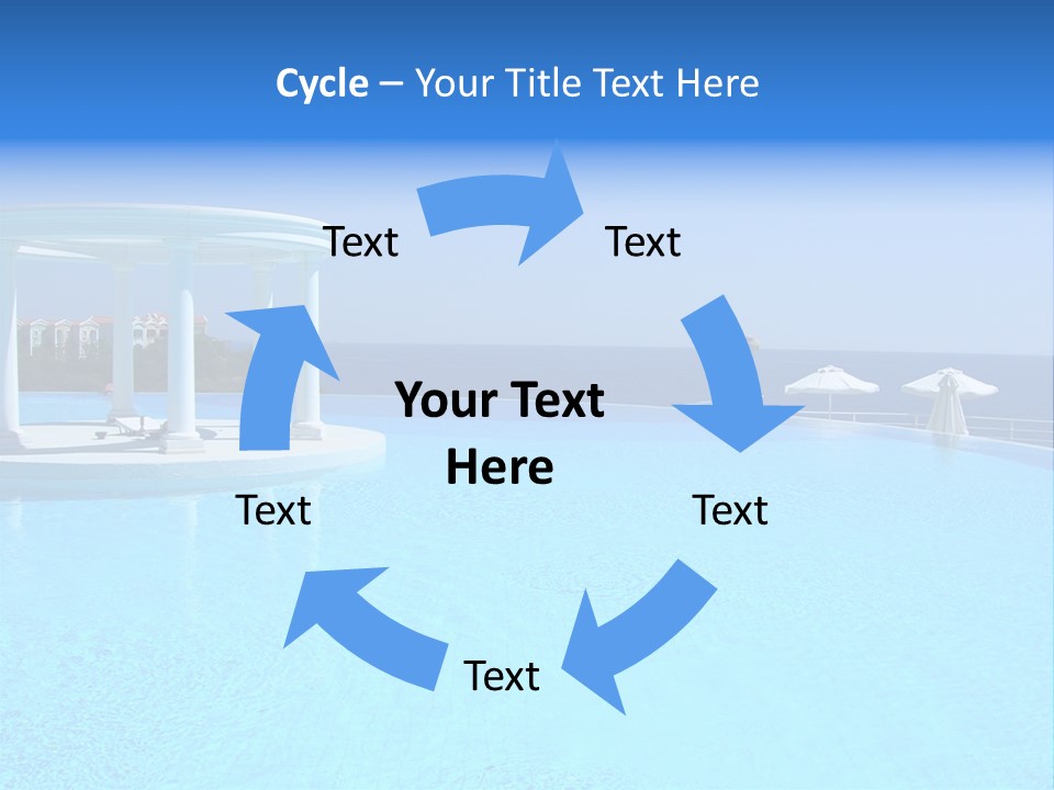 Vacances Paradis Mediterrann PowerPoint Template