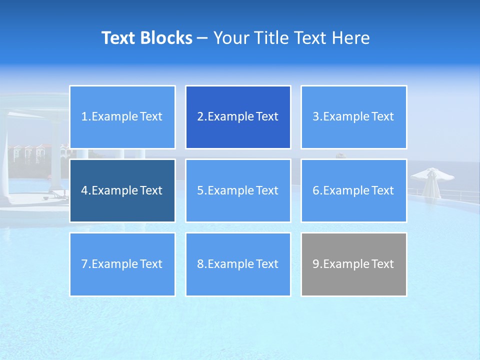 Vacances Paradis Mediterrann PowerPoint Template