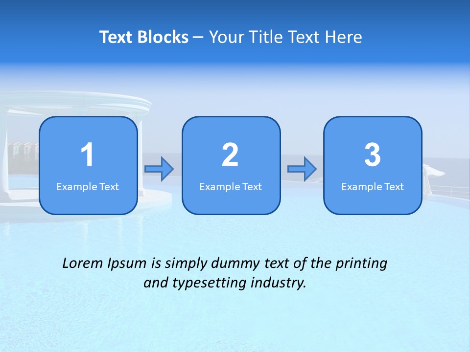 Vacances Paradis Mediterrann PowerPoint Template