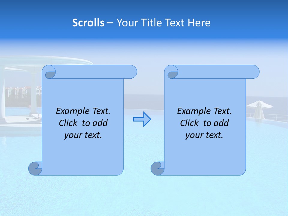 Vacances Paradis Mediterrann PowerPoint Template