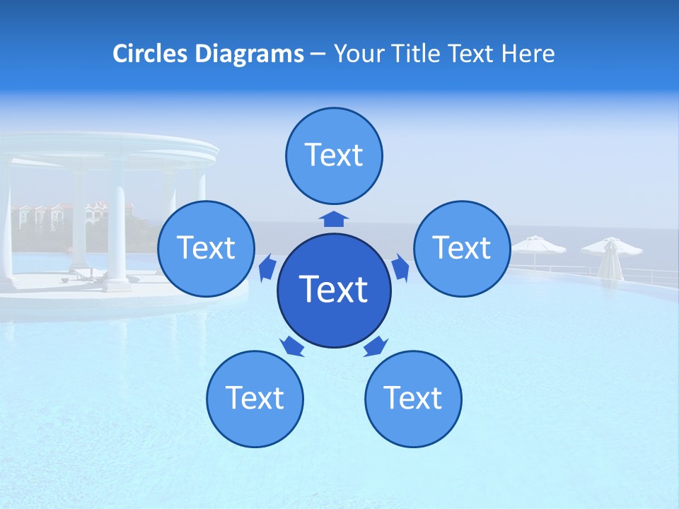 Vacances Paradis Mediterrann PowerPoint Template