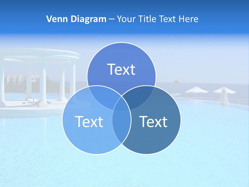 Vacances Paradis Mediterrann PowerPoint Template