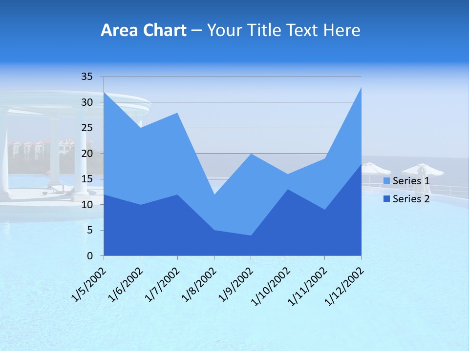 Vacances Paradis Mediterrann PowerPoint Template