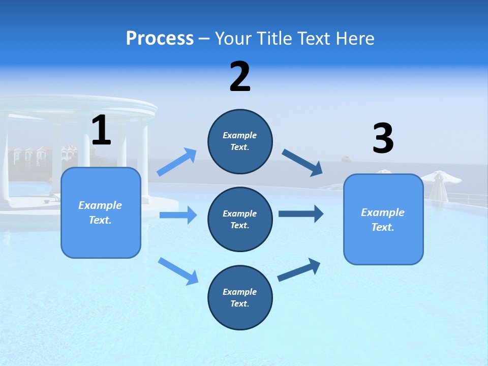 Vacances Paradis Mediterrann PowerPoint Template
