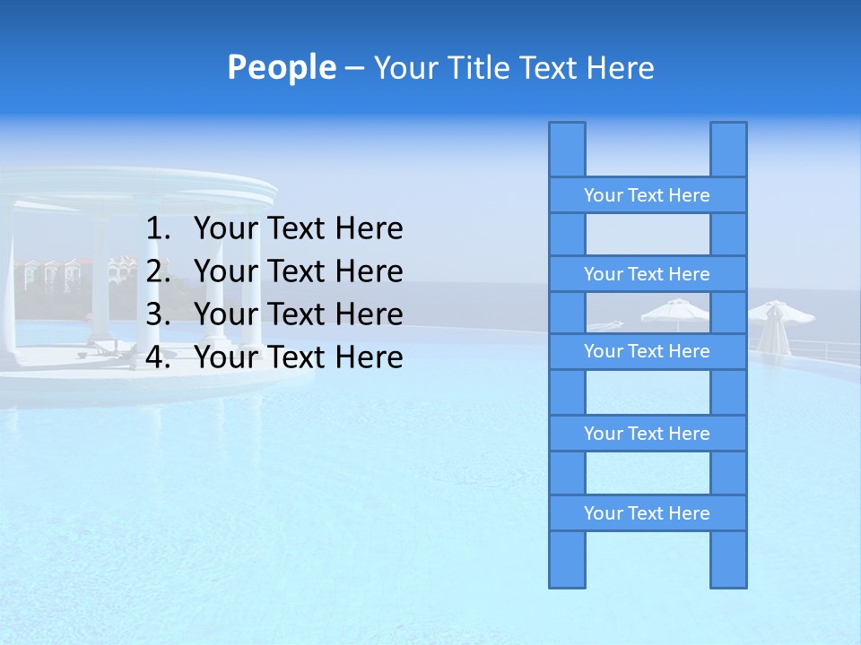 Vacances Paradis Mediterrann PowerPoint Template