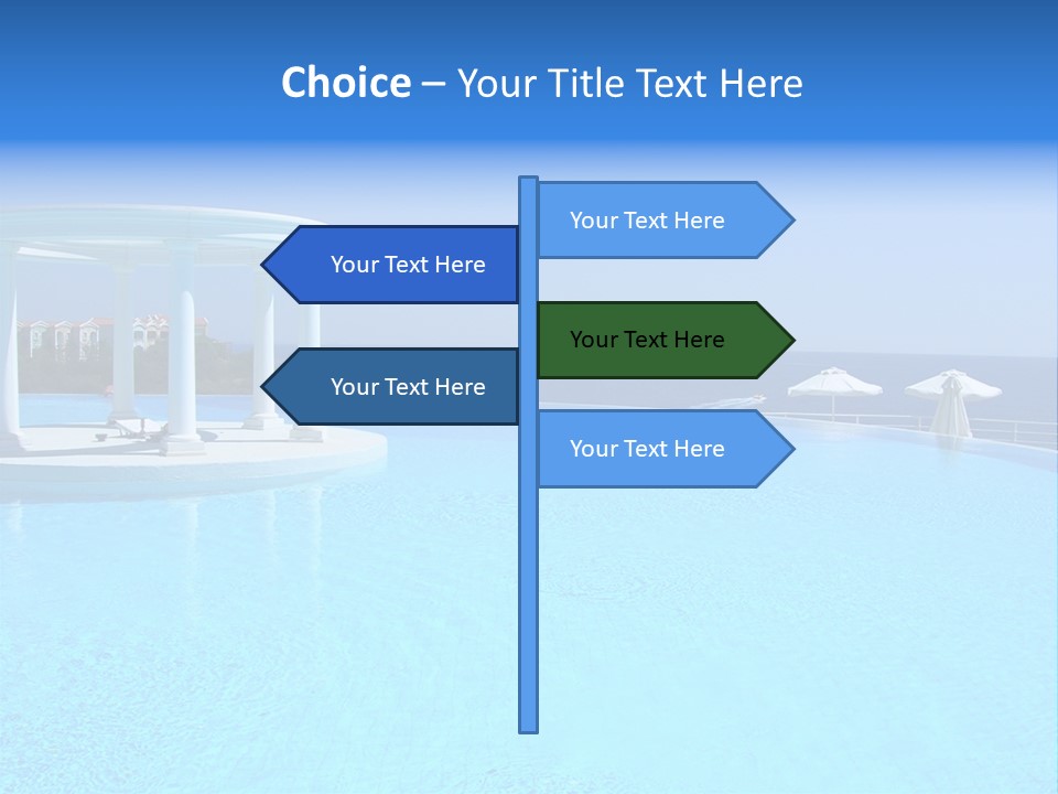 Vacances Paradis Mediterrann PowerPoint Template
