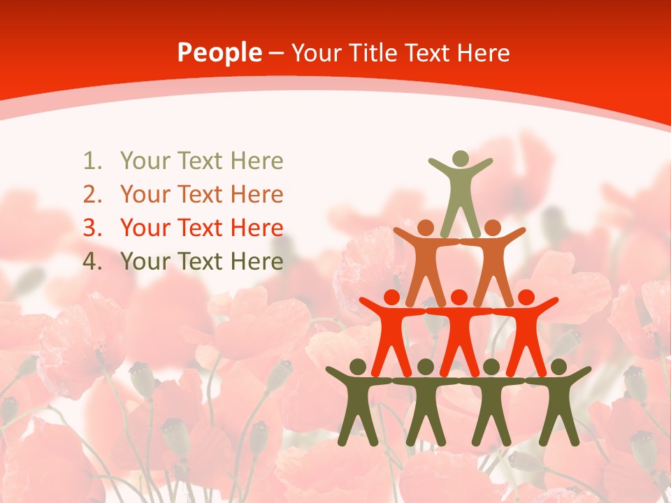 Season Background Heads PowerPoint Template