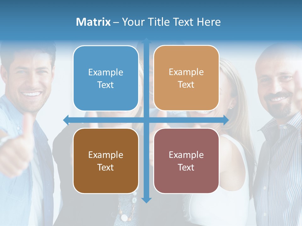 Male Blur Young PowerPoint Template