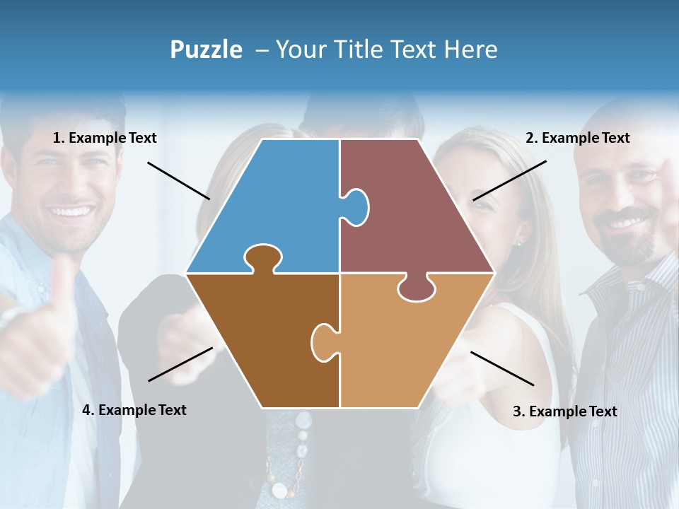 Male Blur Young PowerPoint Template