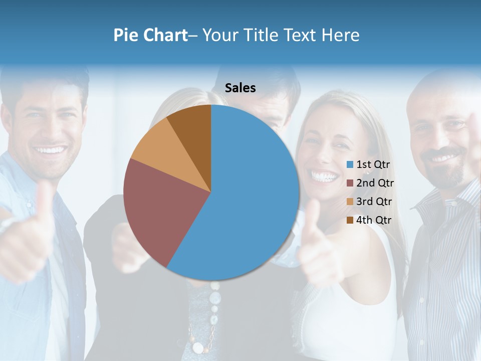 Male Blur Young PowerPoint Template