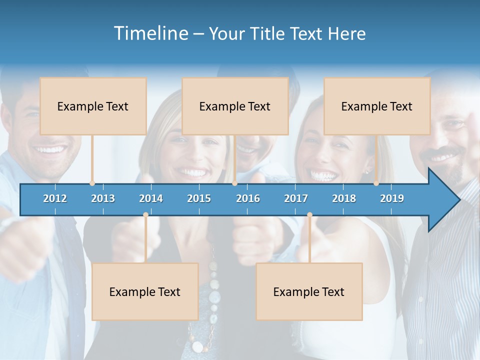 Male Blur Young PowerPoint Template