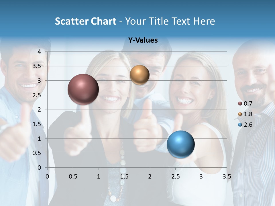 Male Blur Young PowerPoint Template