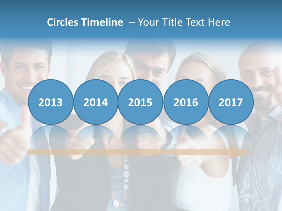 Male Blur Young PowerPoint Template