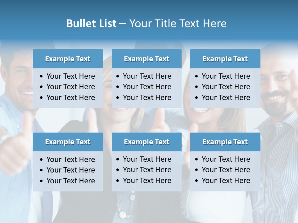 Male Blur Young PowerPoint Template