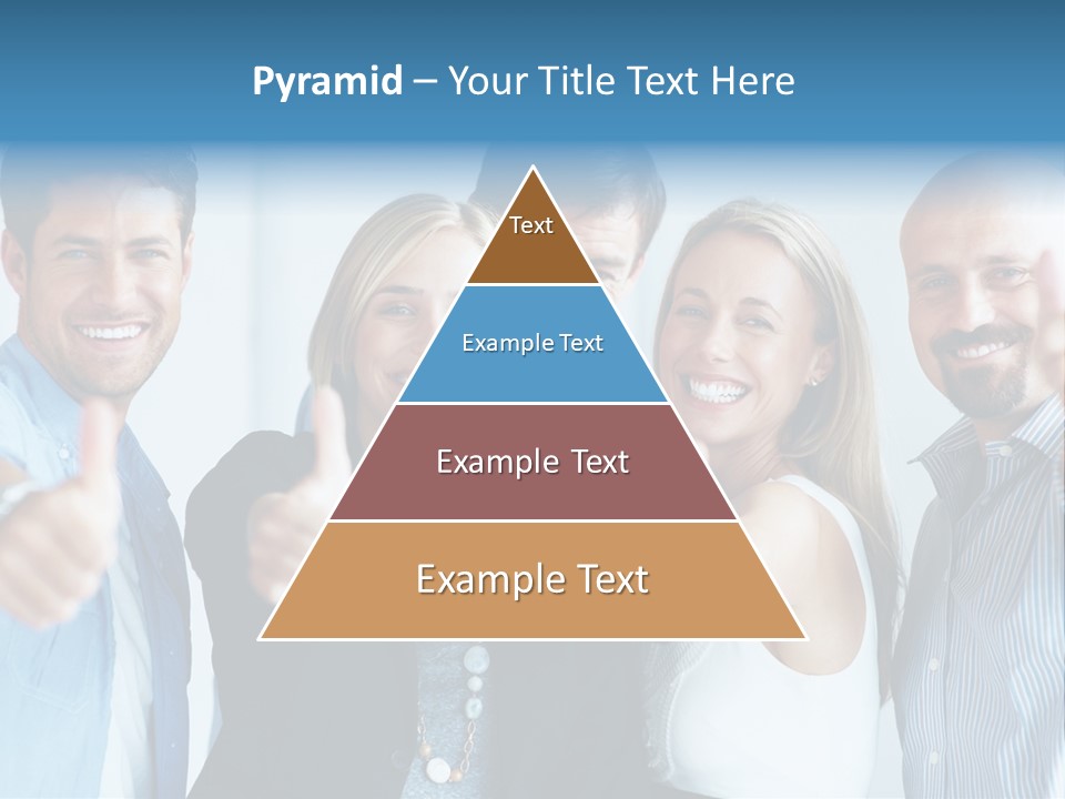 Male Blur Young PowerPoint Template