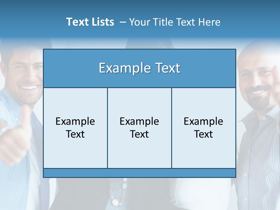 Male Blur Young PowerPoint Template