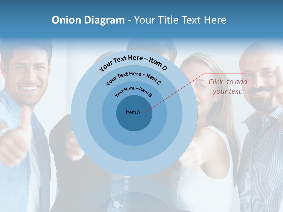 Male Blur Young PowerPoint Template