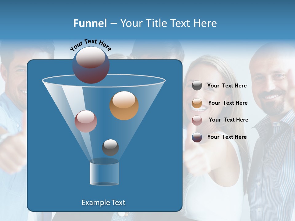 Male Blur Young PowerPoint Template