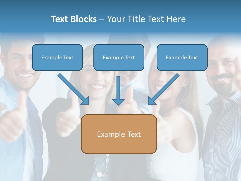 Male Blur Young PowerPoint Template