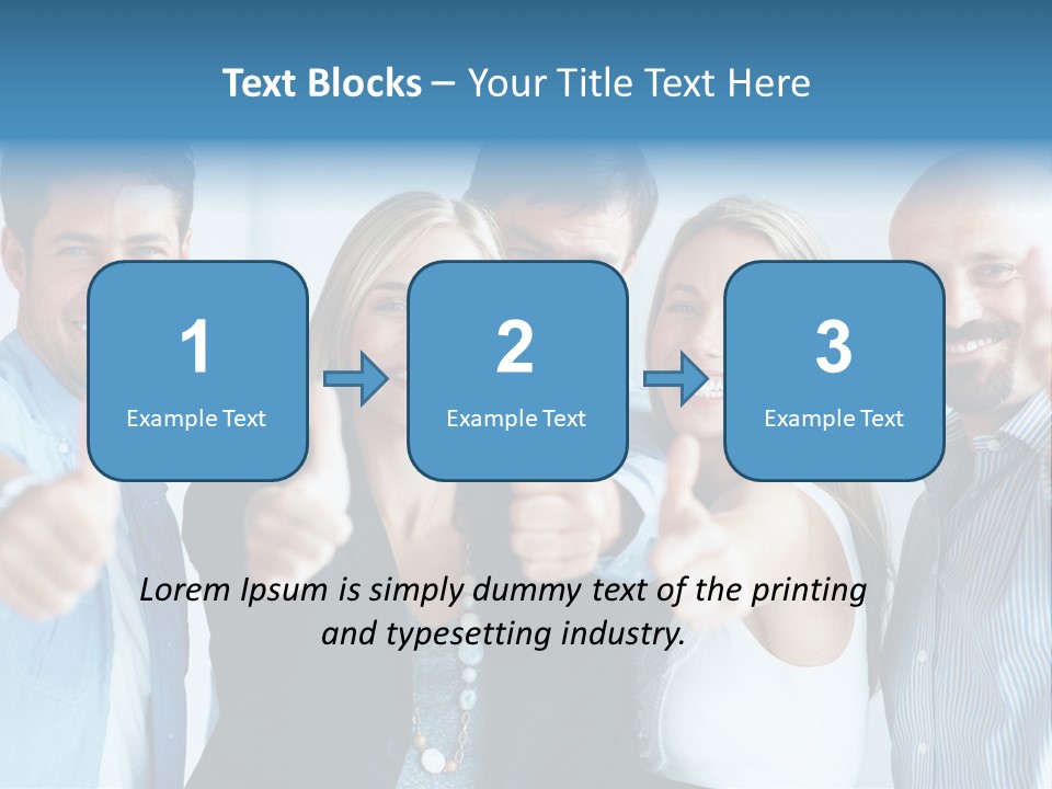 Male Blur Young PowerPoint Template