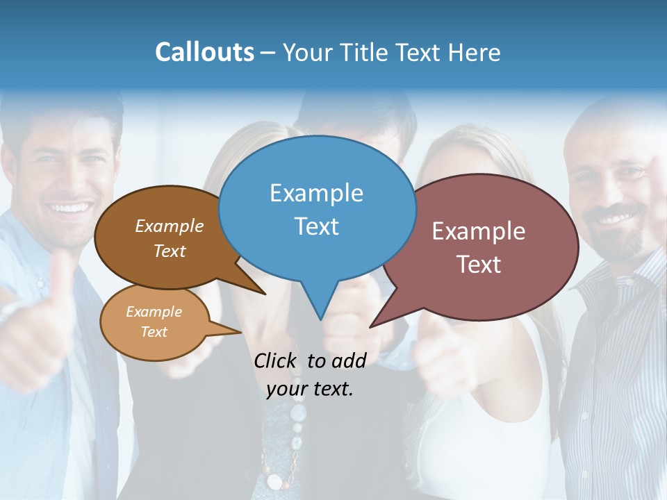 Male Blur Young PowerPoint Template