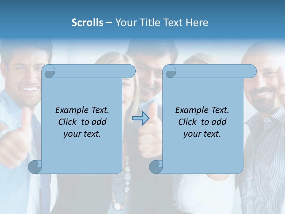 Male Blur Young PowerPoint Template