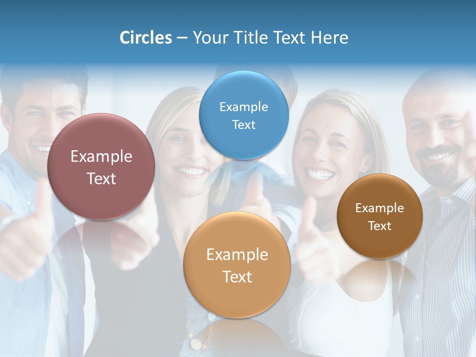 Male Blur Young PowerPoint Template