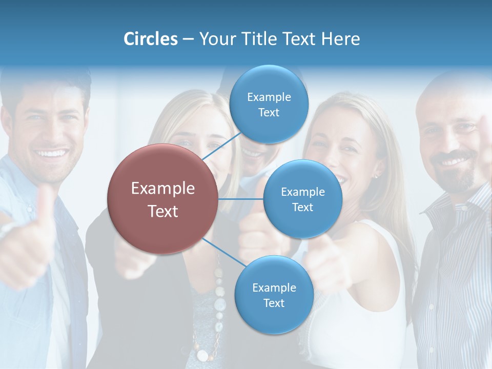 Male Blur Young PowerPoint Template