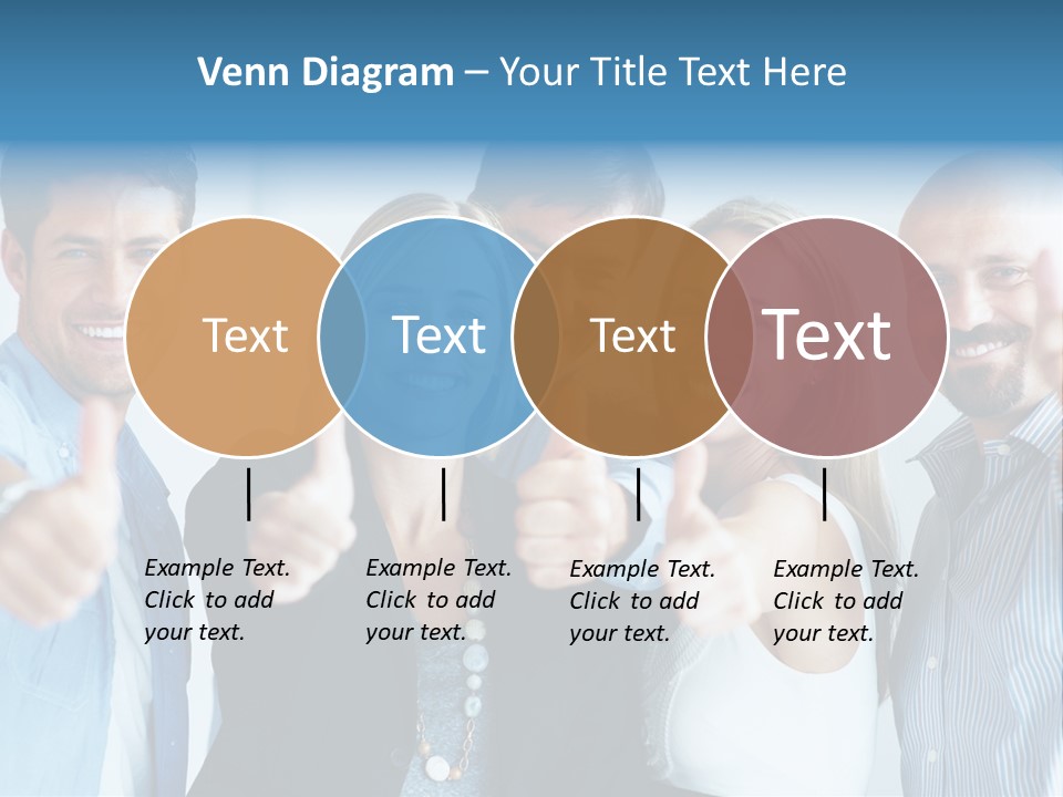 Male Blur Young PowerPoint Template