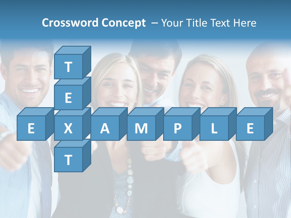 Male Blur Young PowerPoint Template