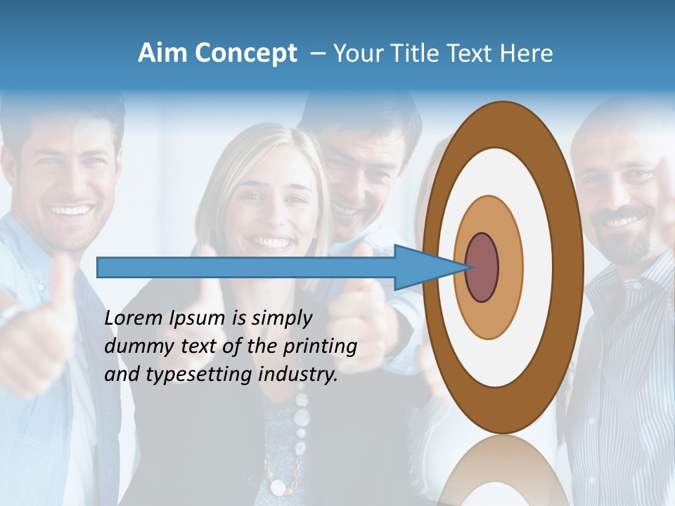 Male Blur Young PowerPoint Template