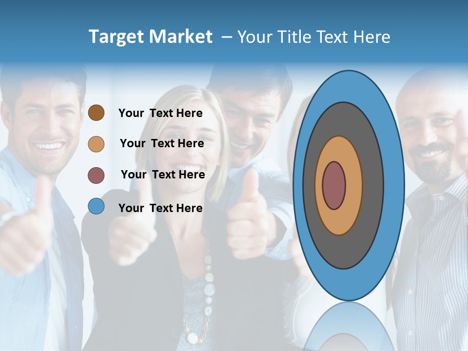 Male Blur Young PowerPoint Template