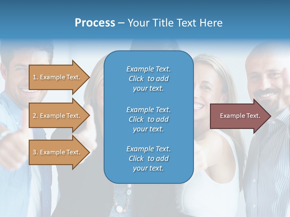 Male Blur Young PowerPoint Template