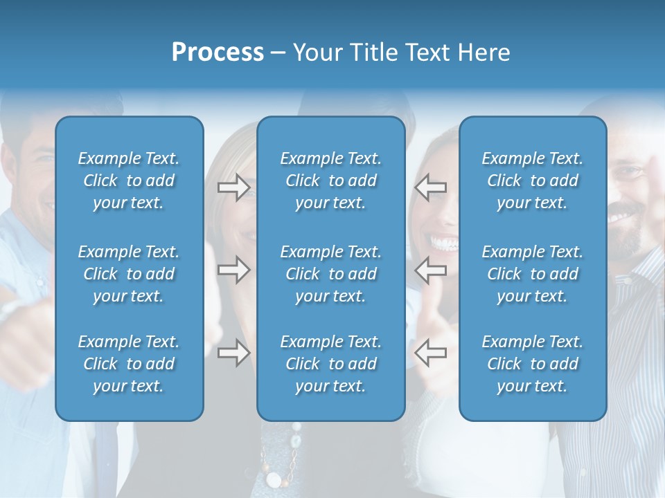 Male Blur Young PowerPoint Template