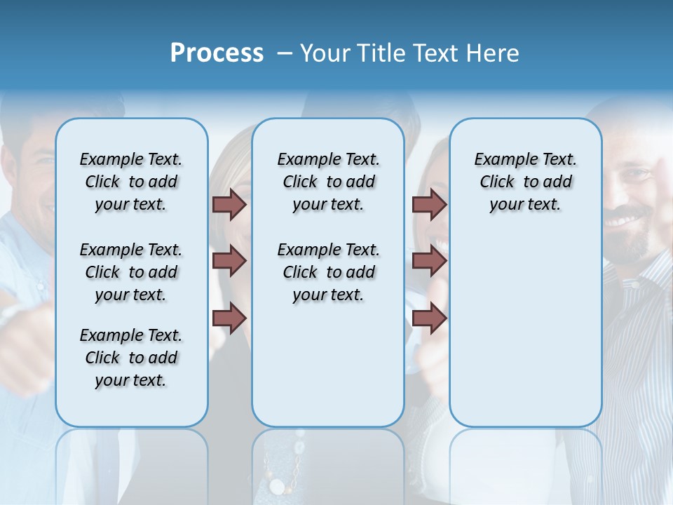 Male Blur Young PowerPoint Template
