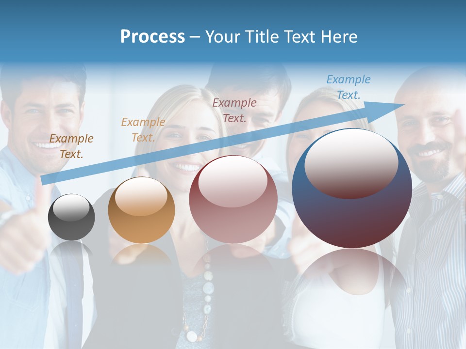 Male Blur Young PowerPoint Template