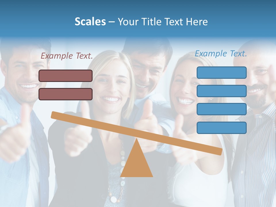 Male Blur Young PowerPoint Template