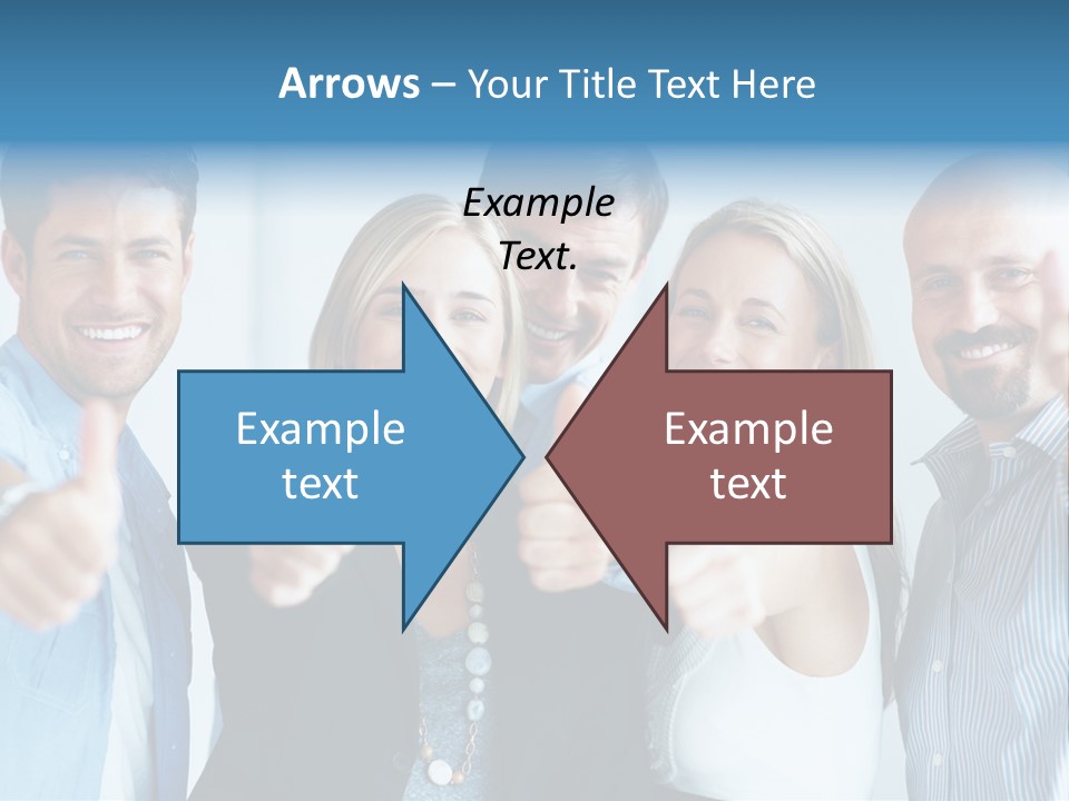 Male Blur Young PowerPoint Template