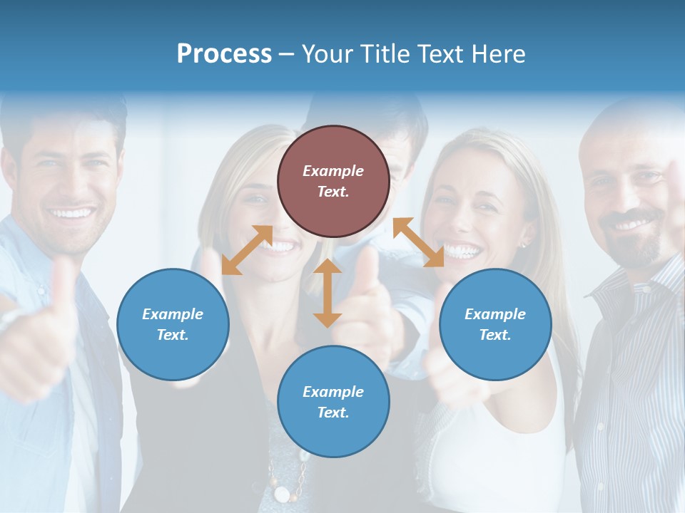 Male Blur Young PowerPoint Template