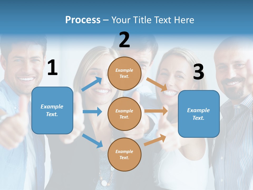 Male Blur Young PowerPoint Template