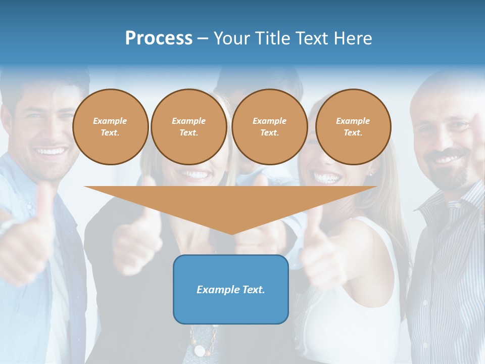 Male Blur Young PowerPoint Template