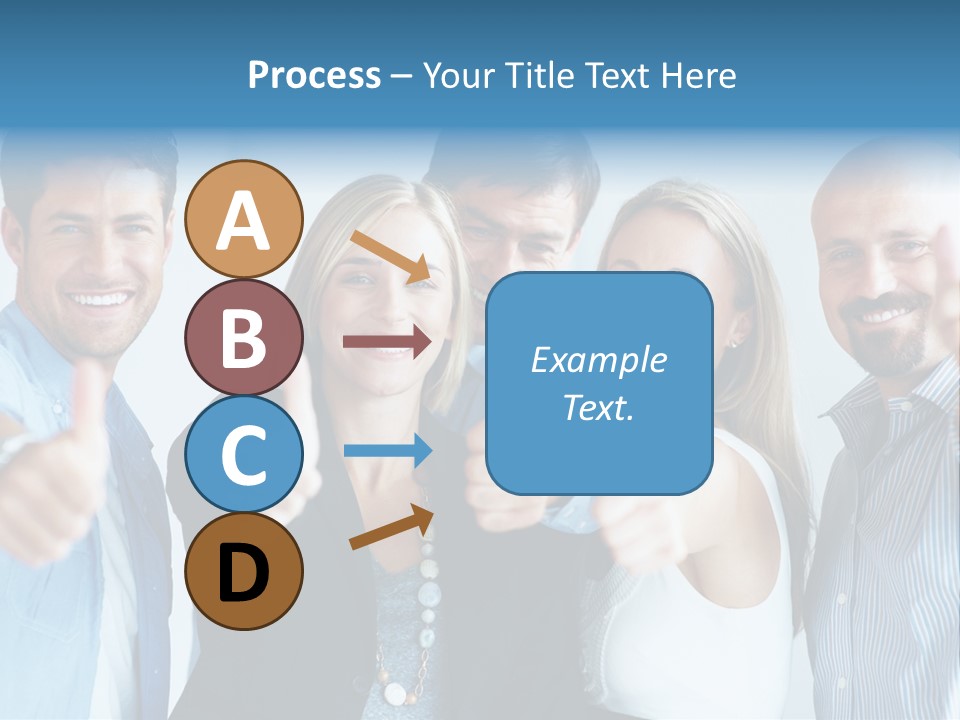 Male Blur Young PowerPoint Template