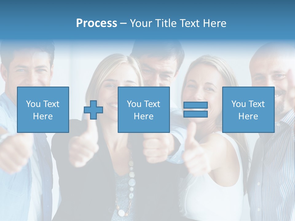 Male Blur Young PowerPoint Template